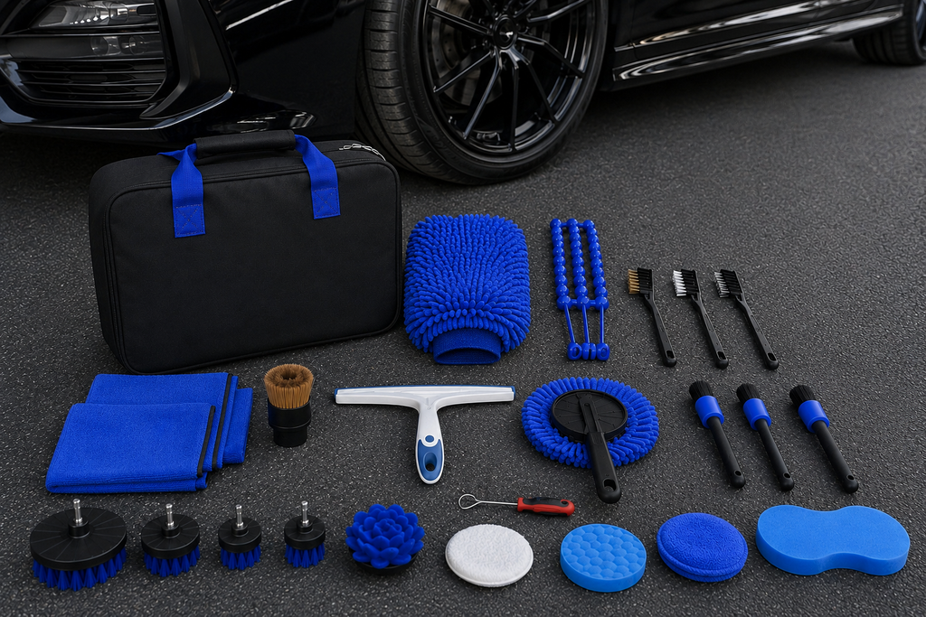 JAYM Detail Kit — Kit de Nettoyage Auto 30 Pièces